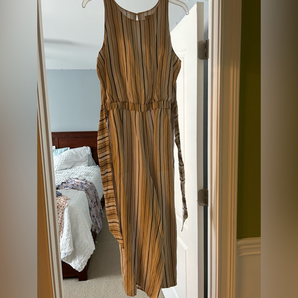 LOFT Striped romper/jumpsuit